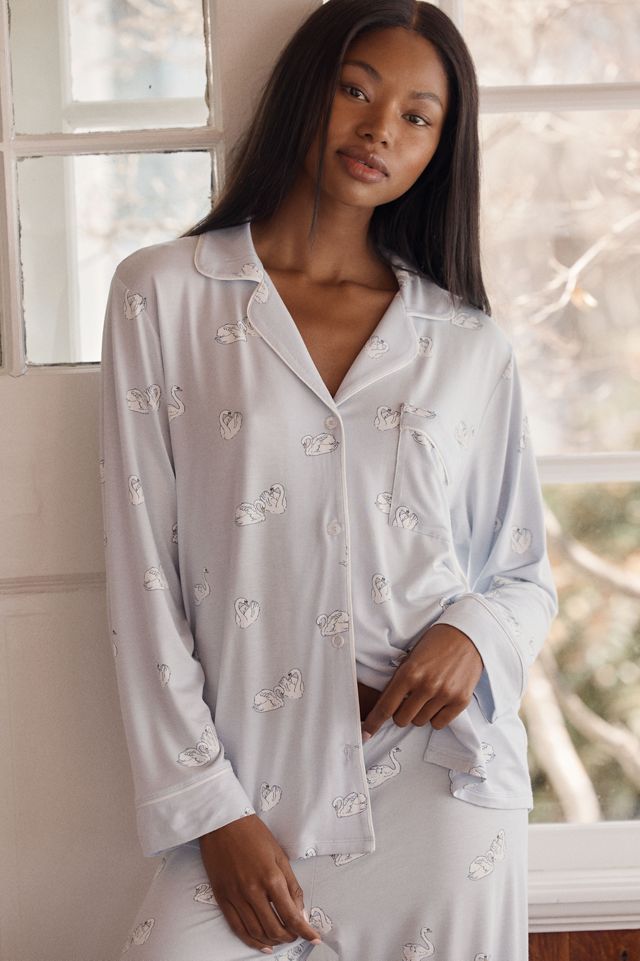 Eberjey Gisele Long-Sleeve Printed Pajama Set #1