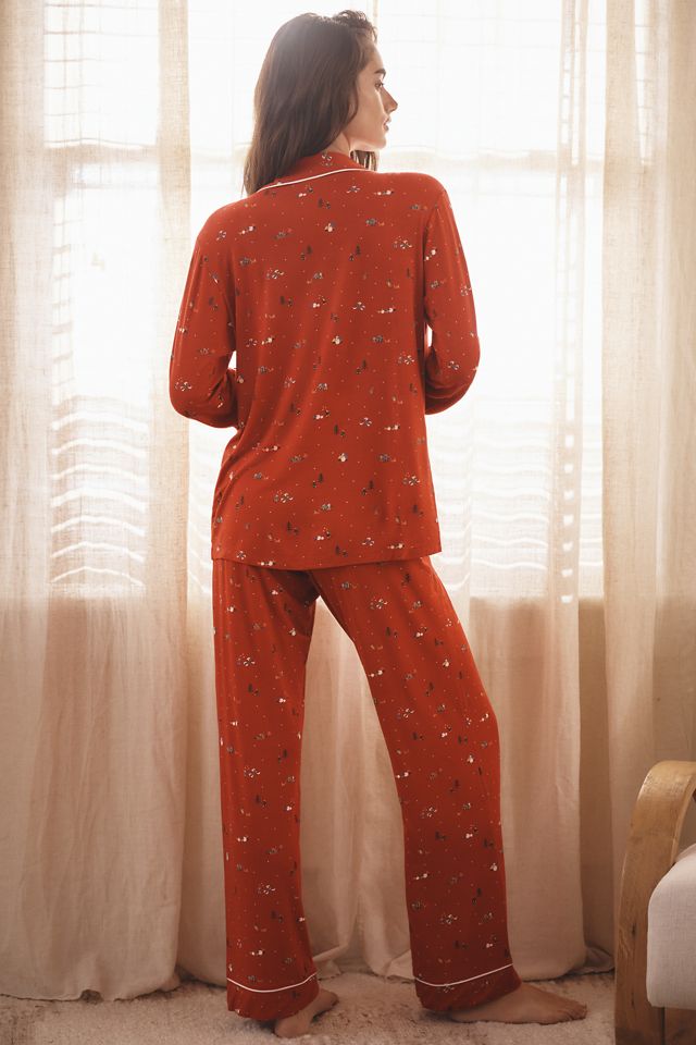 Eberjey Gisele Long-Sleeve Printed Pyjama Set #1