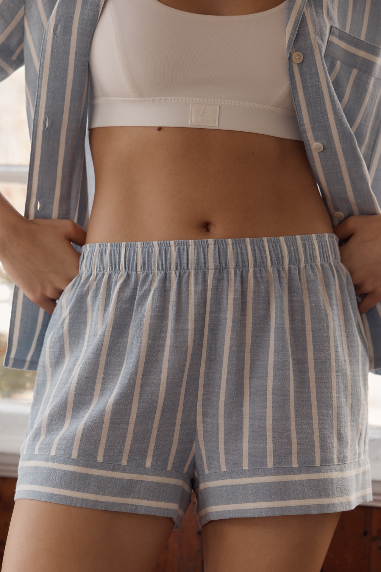 Eberjey Nautico Short Pajama Set