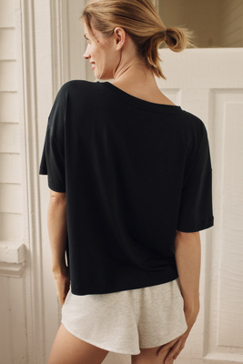 Eberjey Gisele Everyday Tee In Black