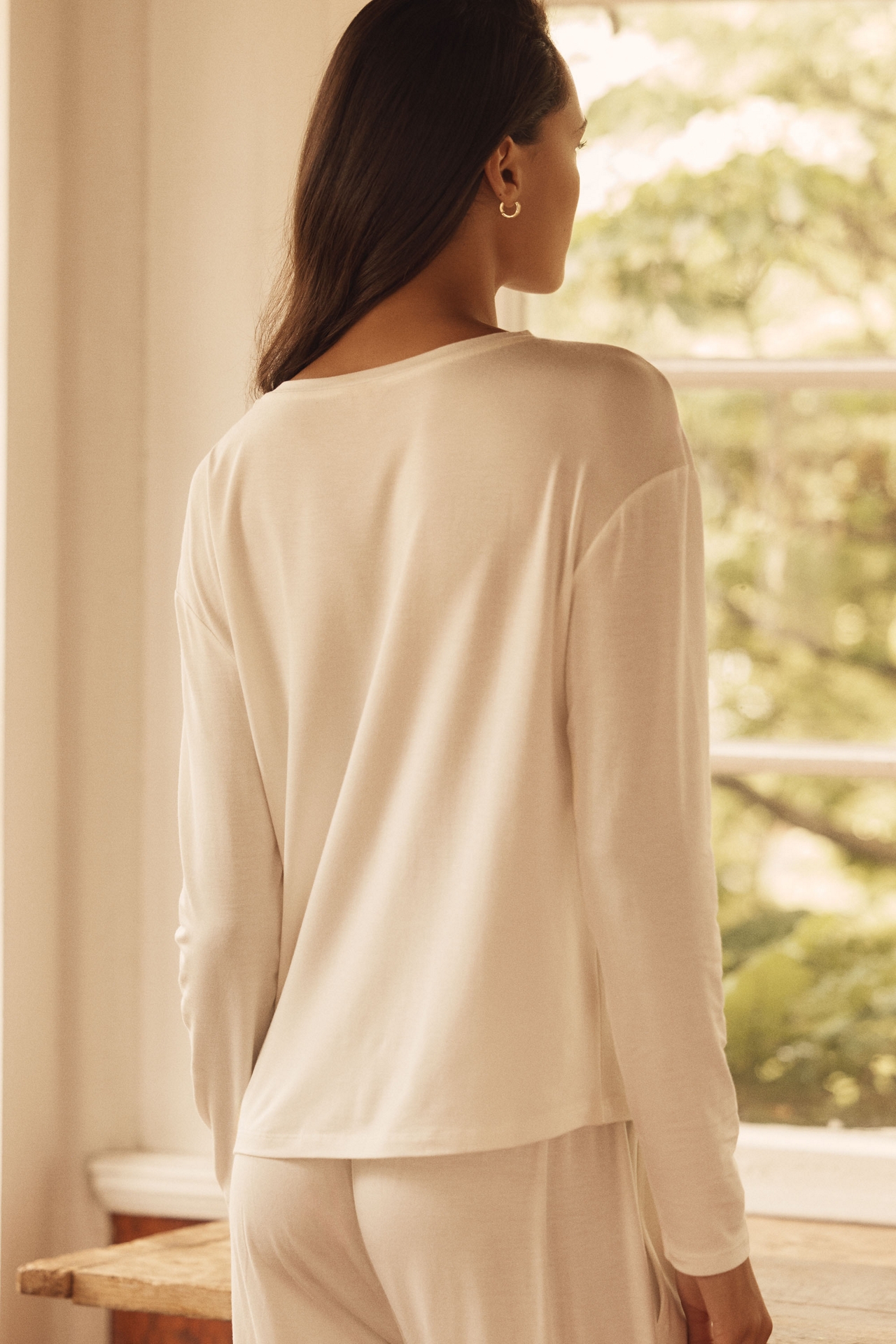 Eberjey Gisele Everyday Long-Sleeve Tee