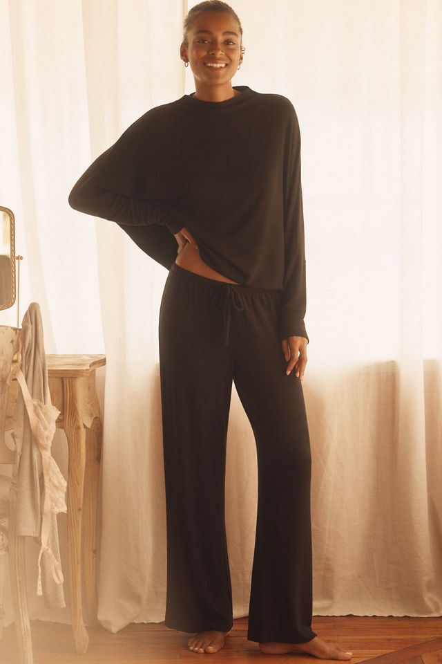 Eberjey Cozy Time Long-Sleeve Mock-Neck Top #2