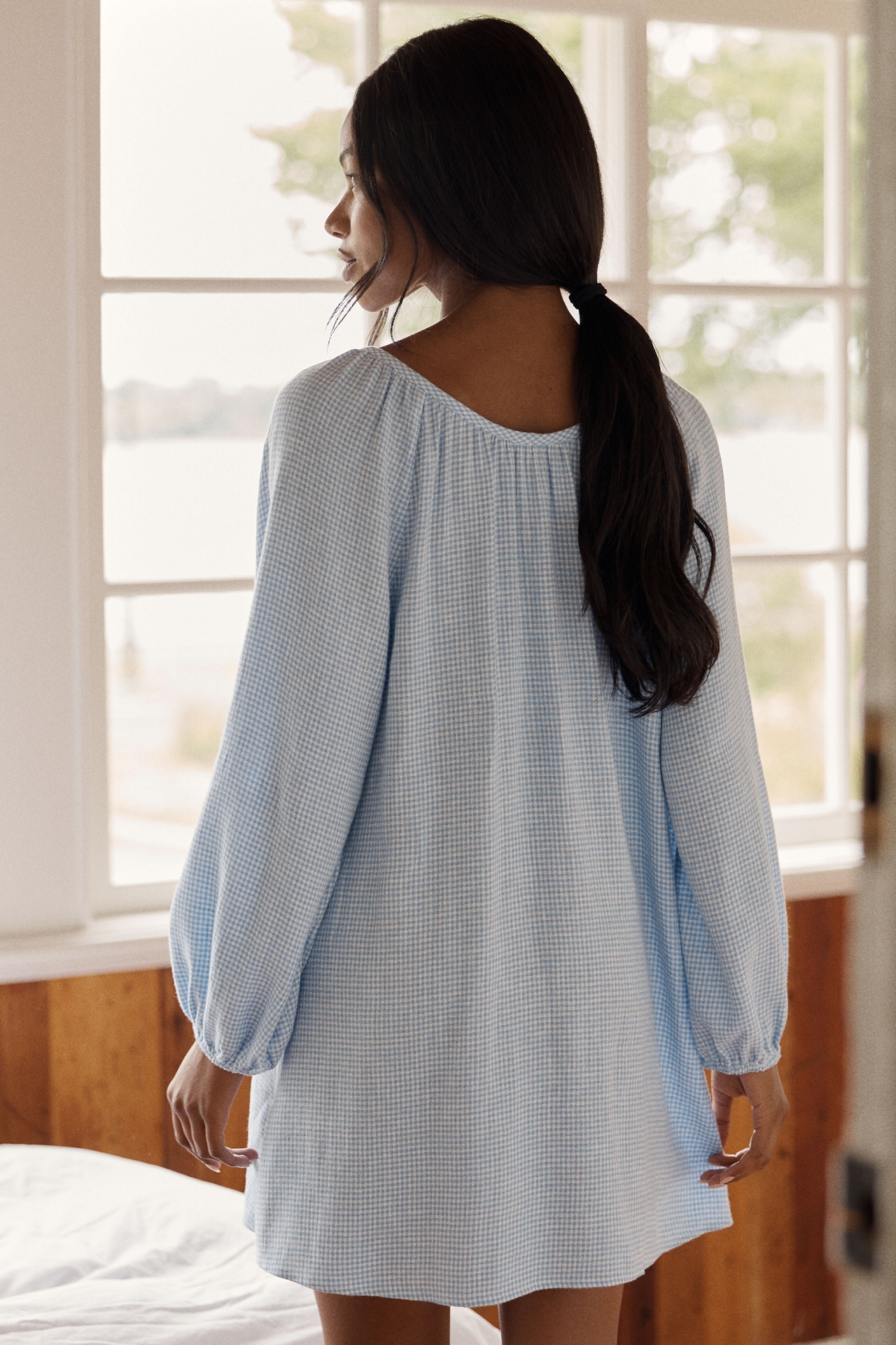 Eberjey Linen Blend Mini Dress
