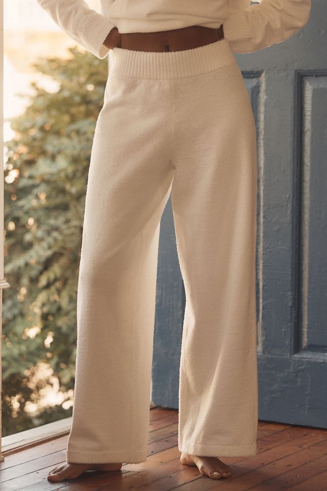 Eberjey Bouclé Straight-Leg Sweatpants #1