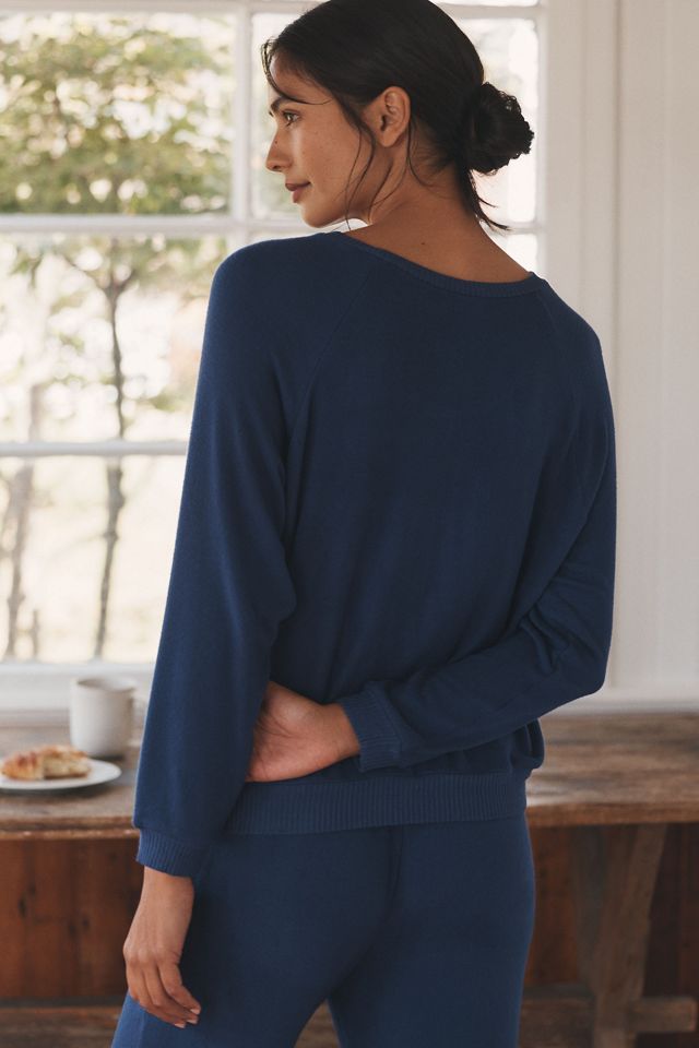 Eberjey Cozy Time Crew-Neck Pullover Sweatshirt #2