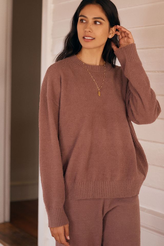Eberjey Bouclé Crew Pullover #1