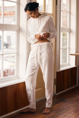 Eberjey Bouclé Joggers Pants In Neutral