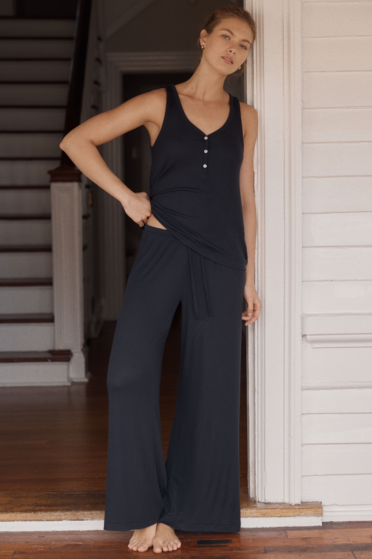 Eberjey Dream Rib V-Neck Tank