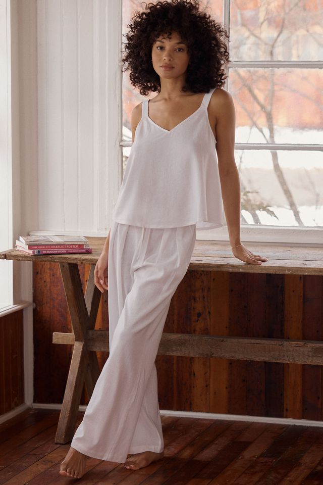 Eberjey Linen-Blend V-Neck Cami #2