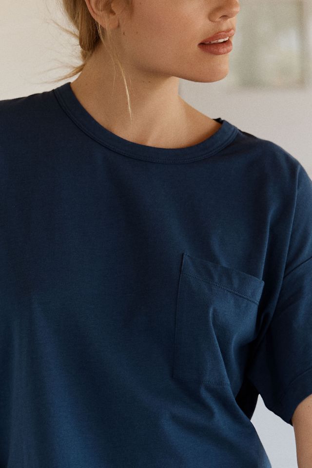 Eberjey Cotton Aloe Short Sleeve Tee #1