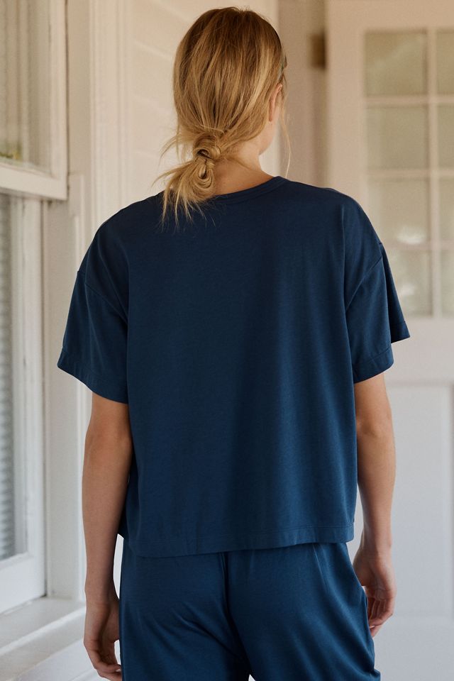 Eberjey Cotton Aloe Short Sleeve Tee #2