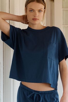 Eberjey Cotton Aloe Short Sleeve Tee