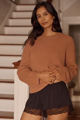 Eberjey Recycled Crew Neck Sweater