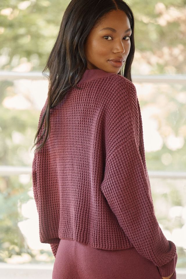 Eberjey Recycled Sweater Cropped Cardigan #2