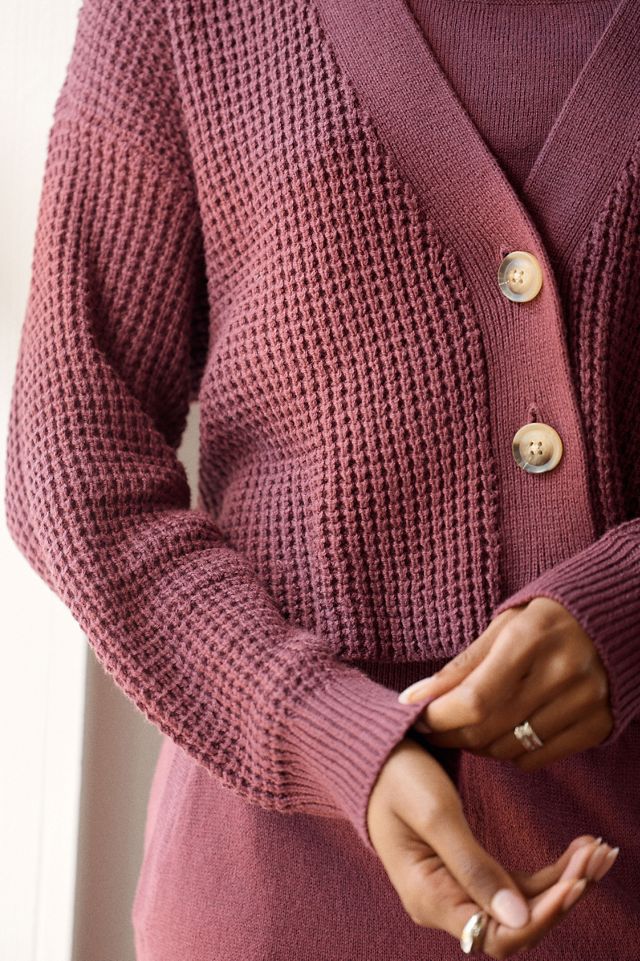 Eberjey Recycled Sweater Cropped Cardigan #3