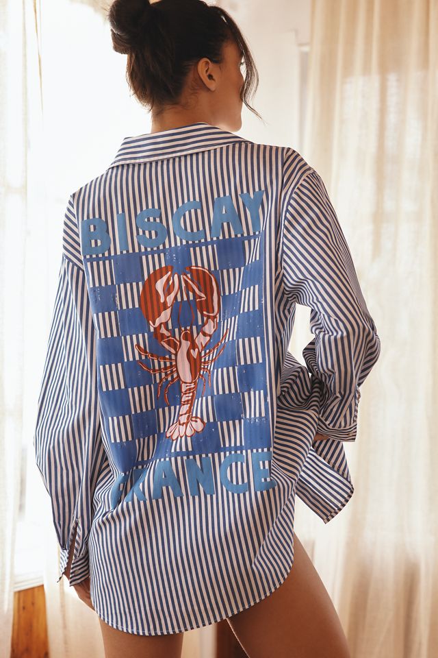Sundry Oversized Graphic Buttondown Shirt #1