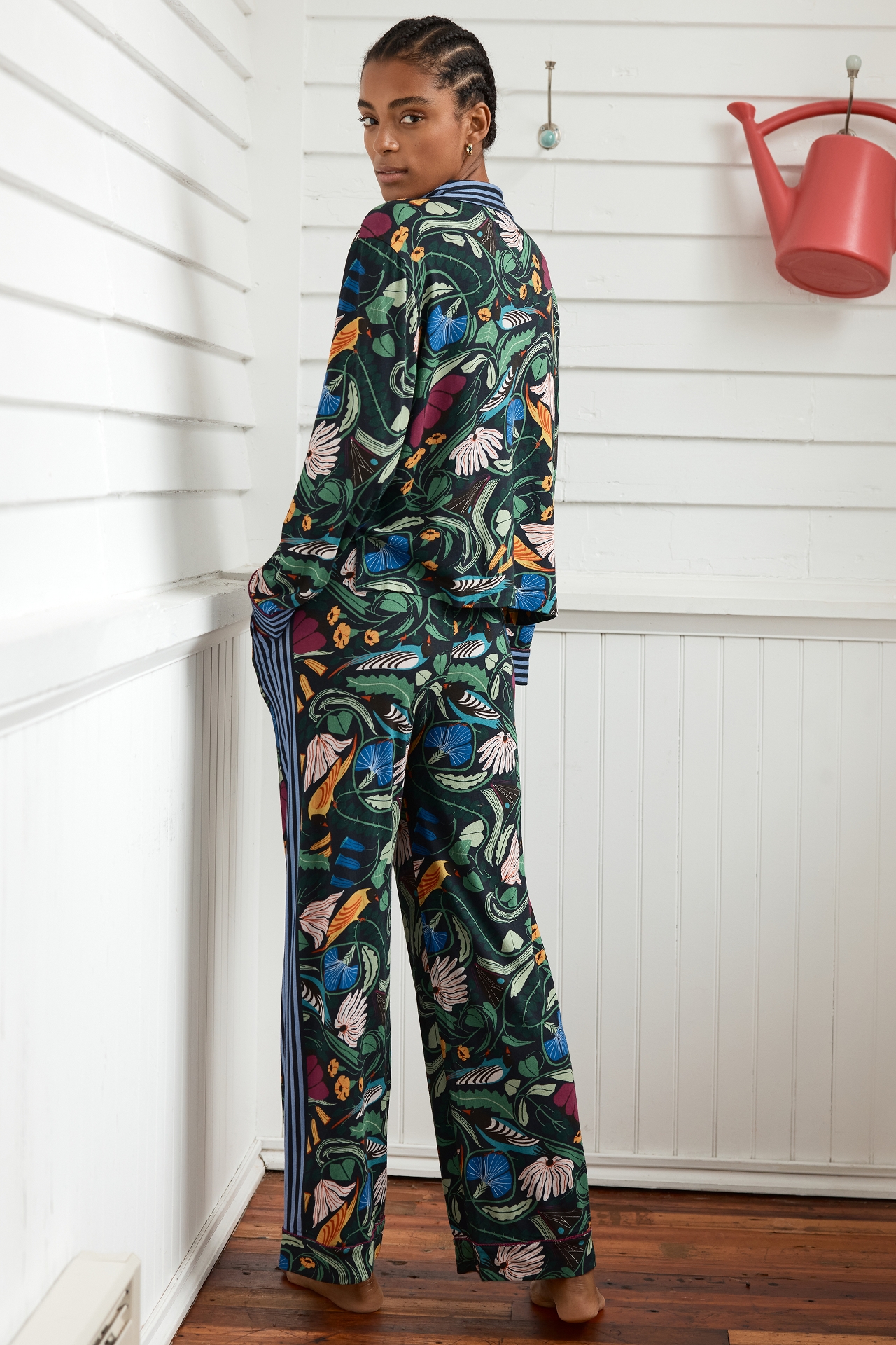 Megan Galante Printed Pajama Pants