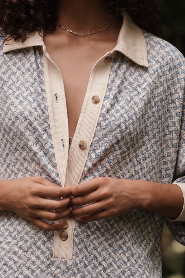 By Anthropologie Waffle Cocoon Romper #2
