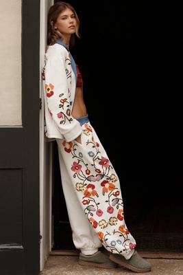 By Anthropologie Cozy Quilted Pajama Pants