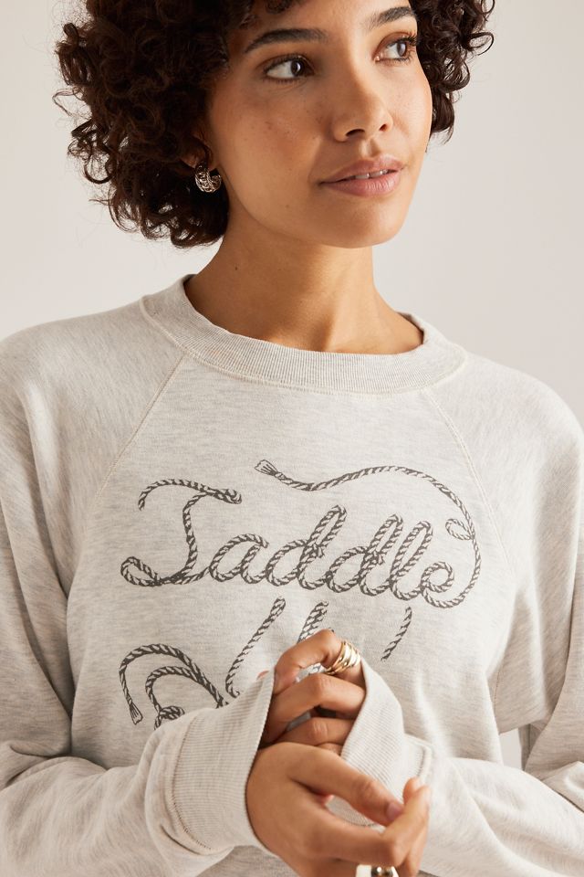 By Anthropologie Crew-Neck Graphic Sweatshirt #4
