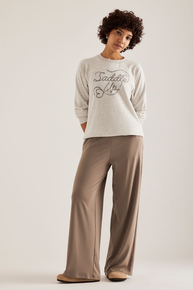By Anthropologie Crew-Neck Graphic Sweatshirt #5