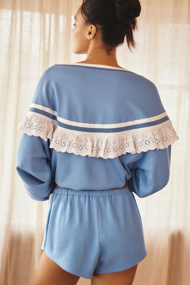 By Anthropologie Waffle-Knit Shorts #2