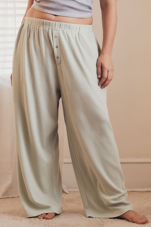 By Anthropologie Knit Waffle Boxer Pants #5