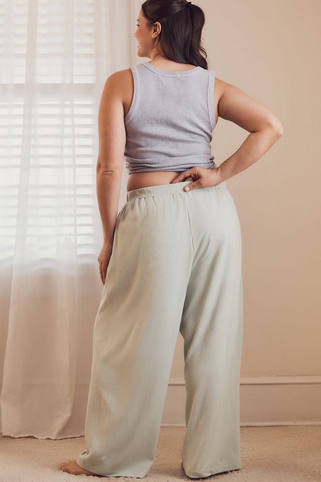 By Anthropologie Knit Waffle Boxer Pants #6
