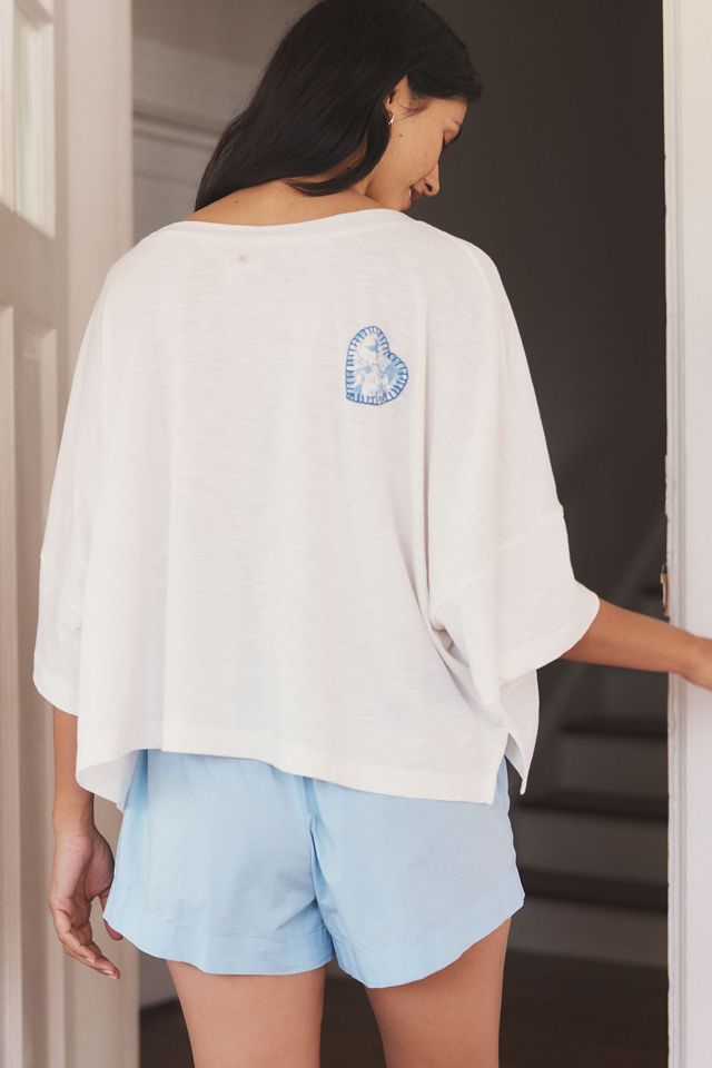 LyreBird Oversized Patch Pocket Tee #1