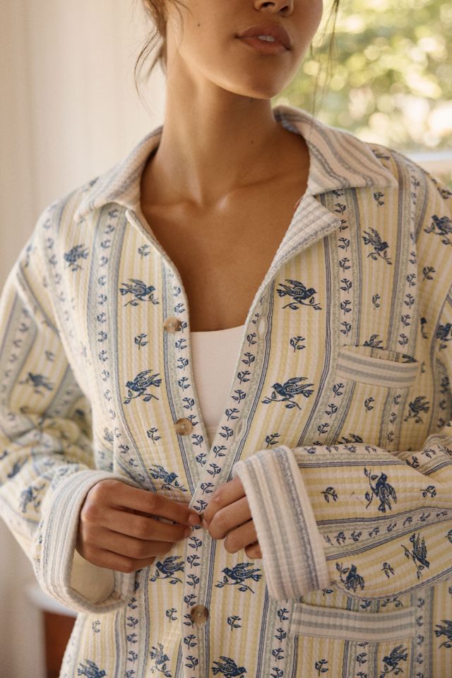 Camicia Trapuntata in Maglia con Bottoni LyreBird #1
