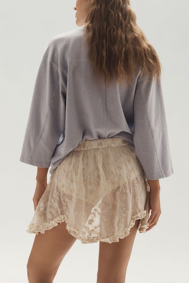 By Anthropologie Lace Mini Skirt | Anthropologie