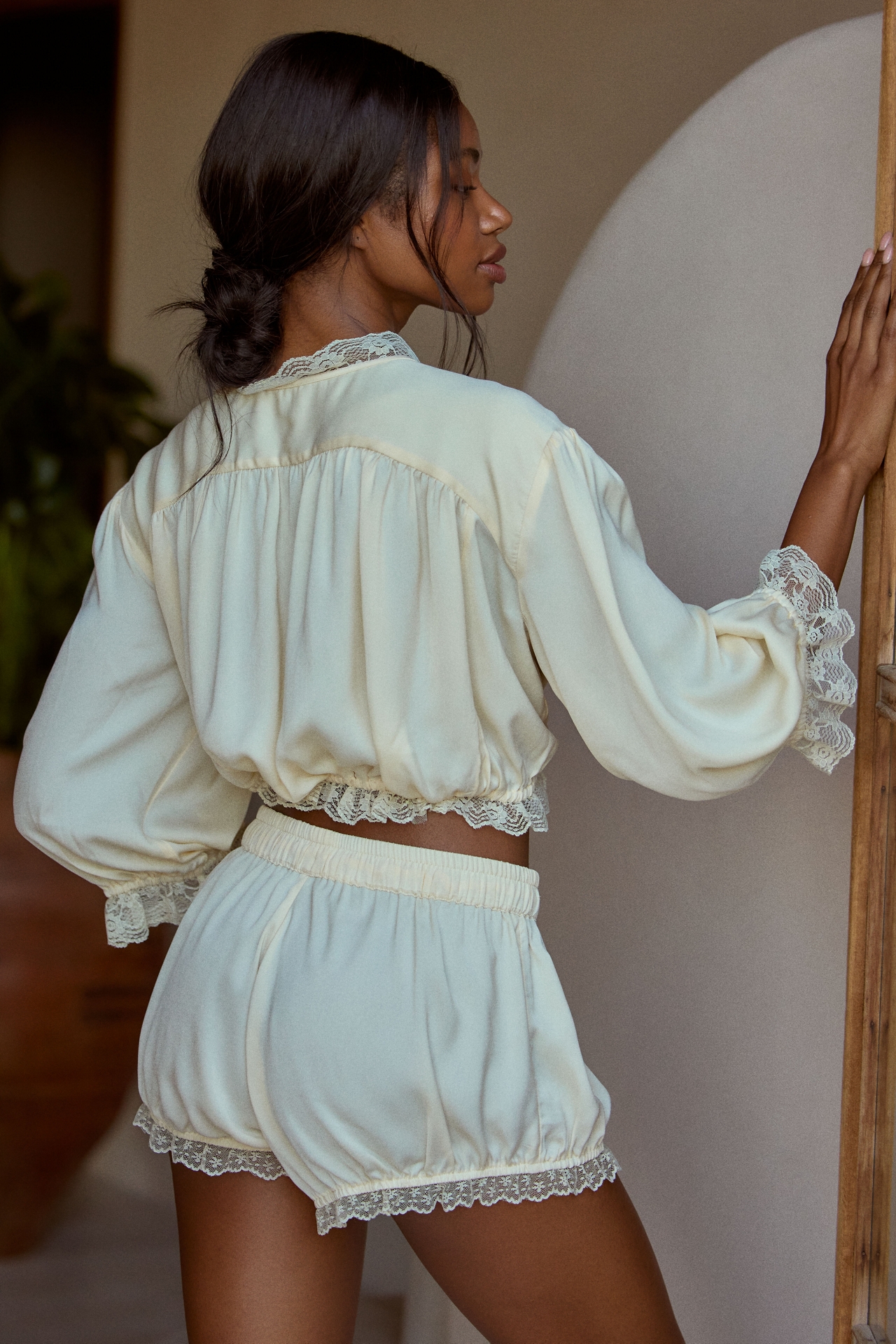 LyreBird Satin Shorts
