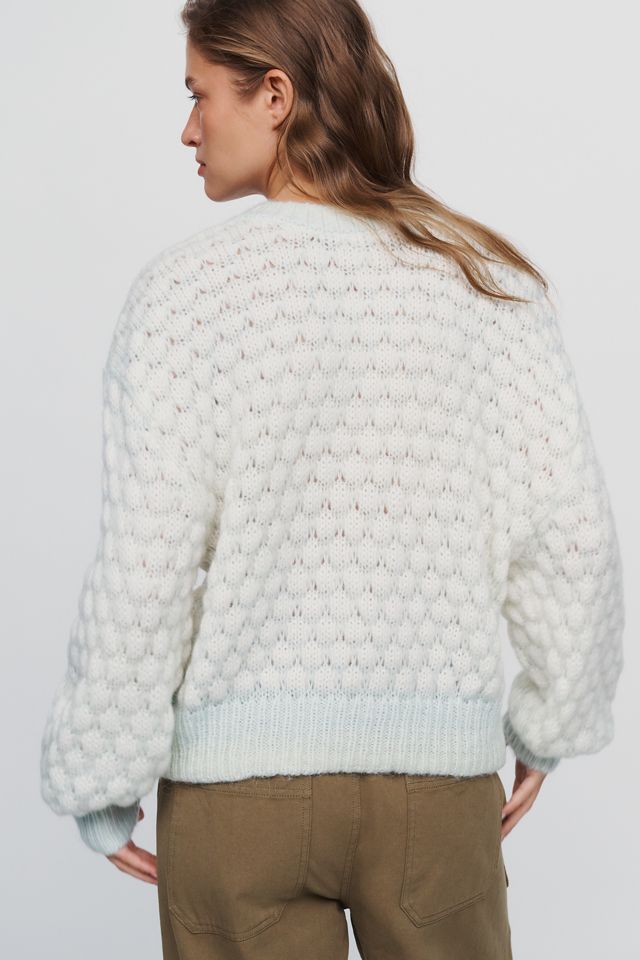 LyreBird Textured V-Neck Sweater #2