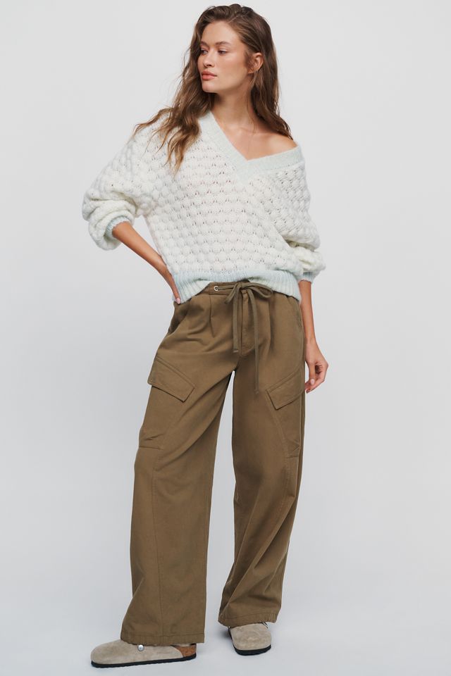 LyreBird Textured V-Neck Sweater #4