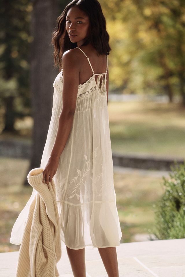 LyreBird Pleated Chiffon Midi Dress #4