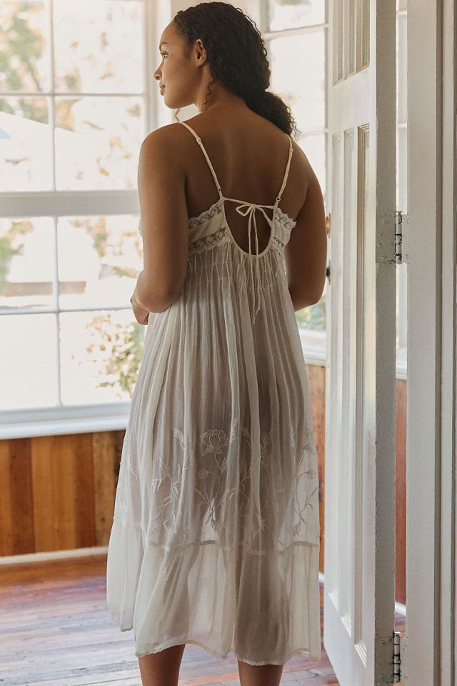 LyreBird Pleated Chiffon Midi Dress #10