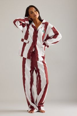Ensemble de pyjama long à rayures Anna + Nina Merry Hangover