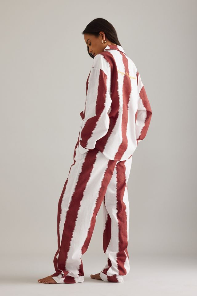 Set Pigiama Lungo a Righe Anna + Nina Merry Hangover #4