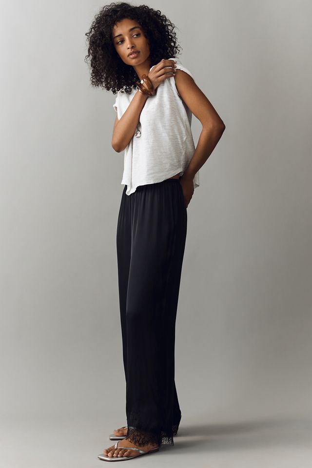 LyreBird Heirloom Lace Wide-Leg Pants #3