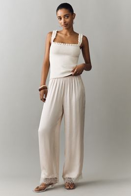 LyreBird Heirloom Lace Wide-Leg Pants
