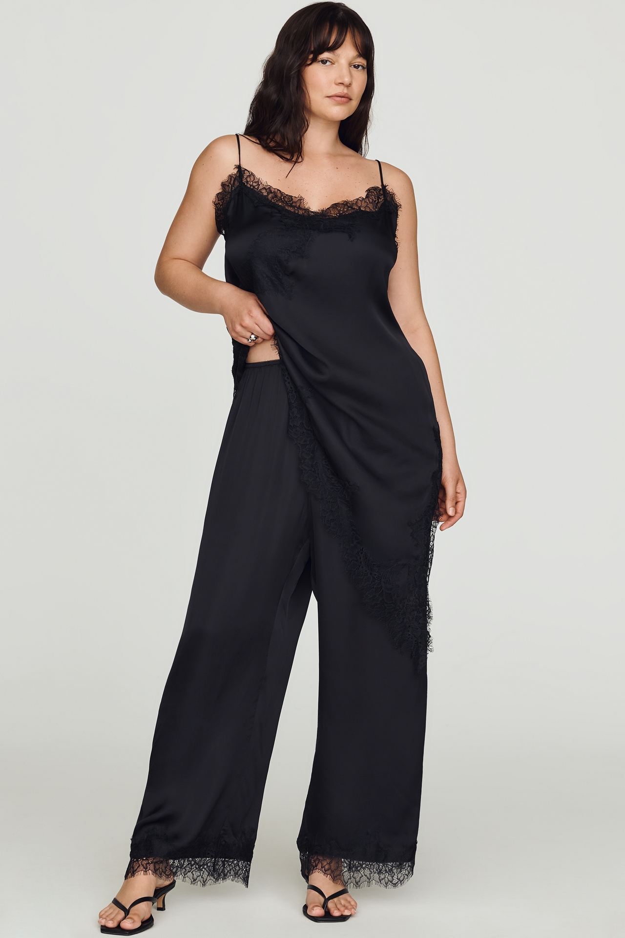 LyreBird Heirloom Lace Asymmetrical Camisole