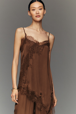 LyreBird Heirloom Lace Asymmetrical Camisole | Anthropologie