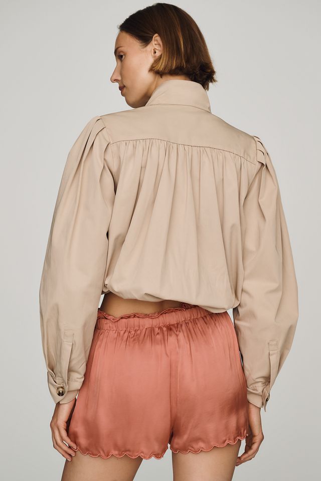 LyreBird Silky Scalloped Shorts #3