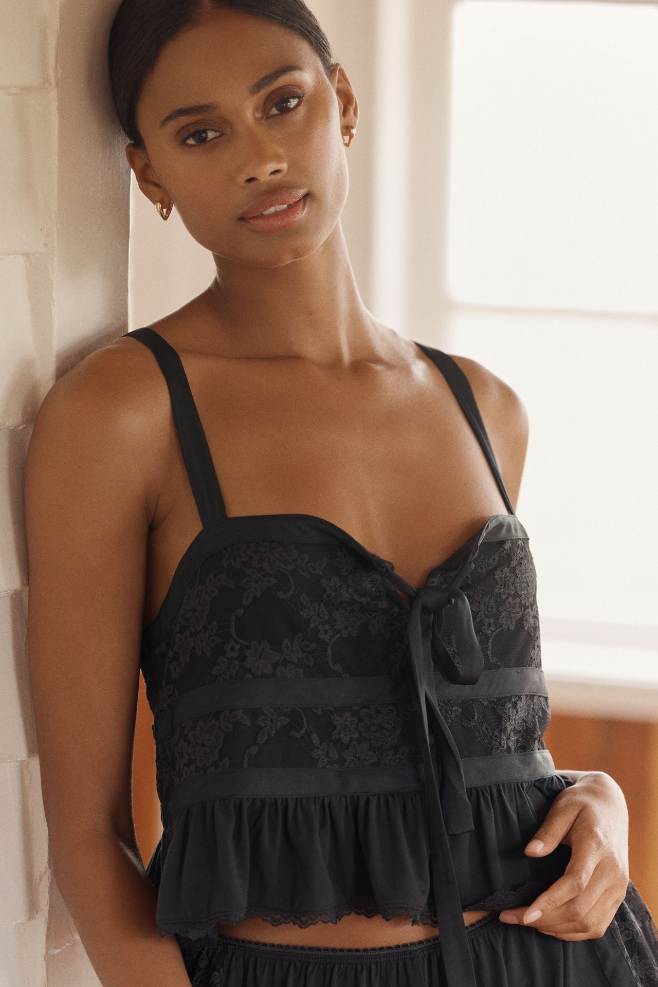 LyreBird Modaluxe Lace-Trim Cami