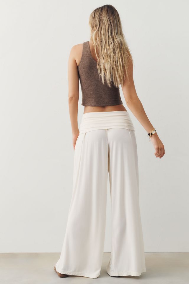 Pantaloni a Gamba Larga con Piega ModaLuxe LyreBird #3