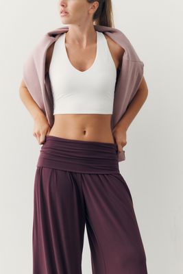 LyreBird  Foldover Wide-Leg Pants in ModaLuxe