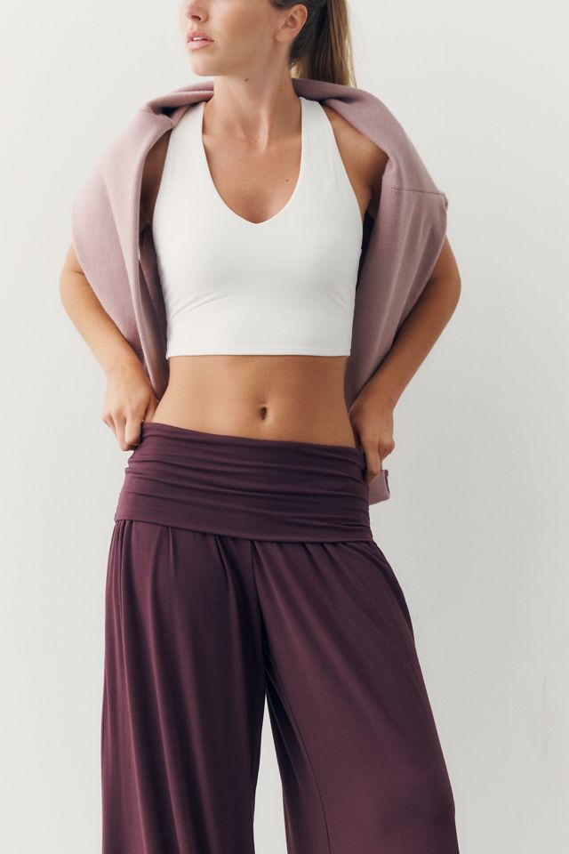 Pantaloni a Gamba Larga con Piega ModaLuxe LyreBird #1