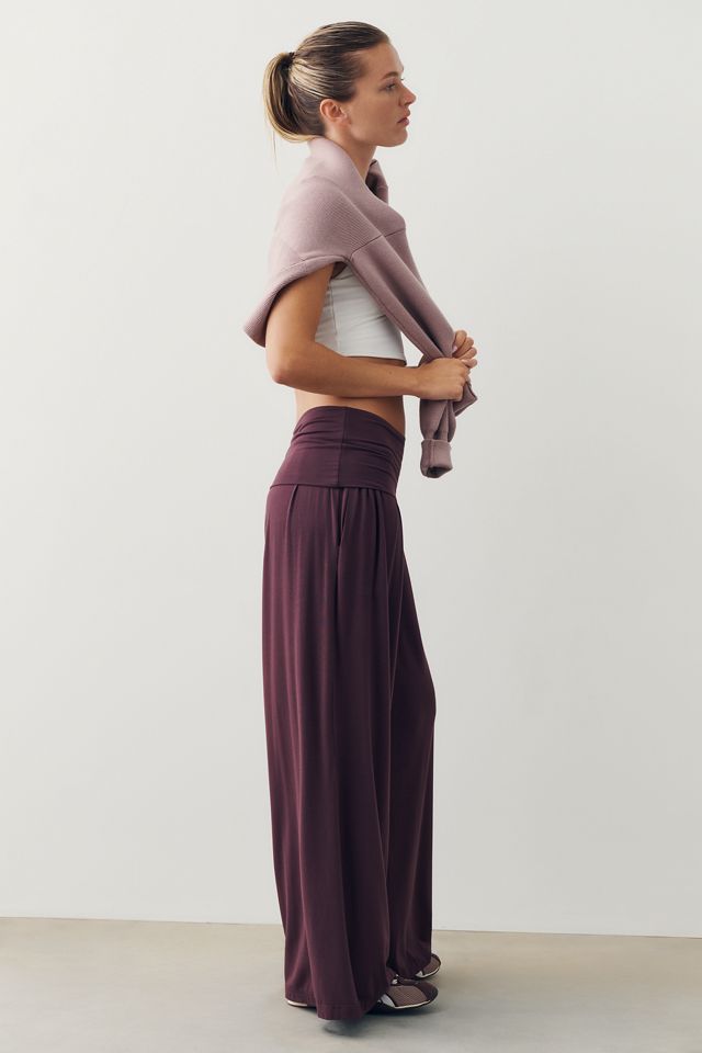 Pantaloni a Gamba Larga con Piega ModaLuxe LyreBird #2