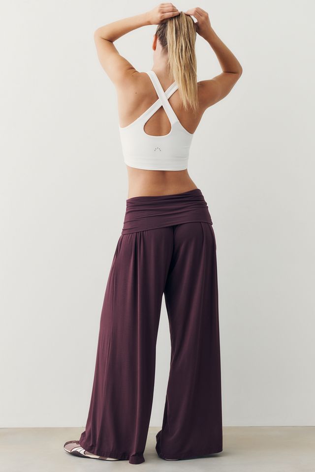 Pantaloni a Gamba Larga con Piega ModaLuxe LyreBird #3