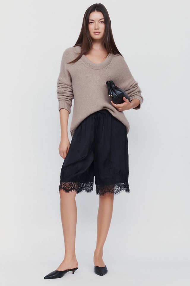 LyreBird Heirloom Lace Bermuda Shorts #3